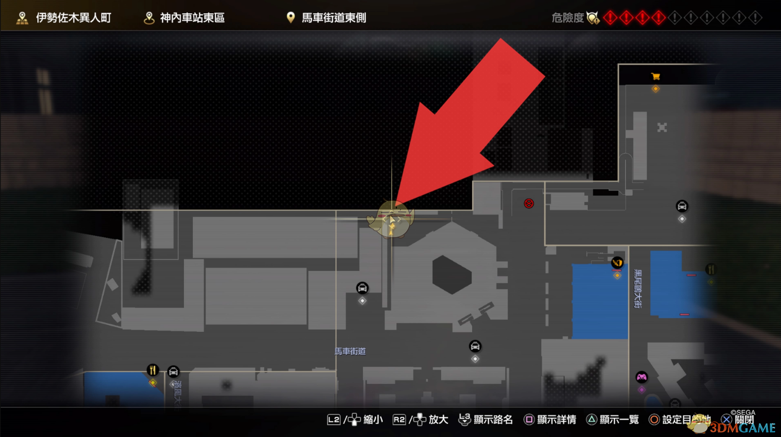 《如龙7：光与暗的去向》打工任务挑战捏捏大叔位置分享