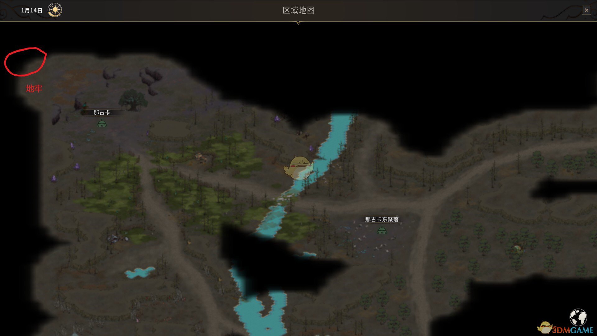 《部落与弯刀》全地牢位置分享