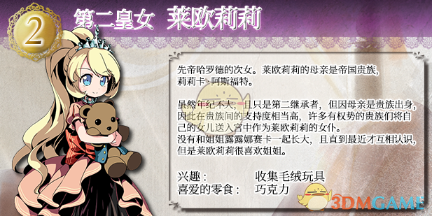 《王冠之心》七位公主人物介绍