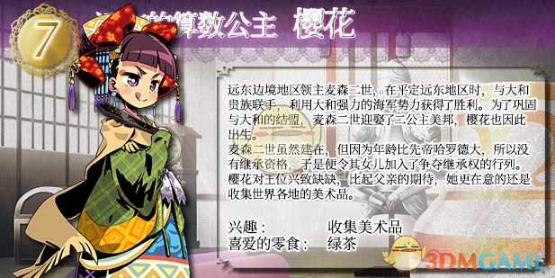 《王冠之心》七位公主人物介绍
