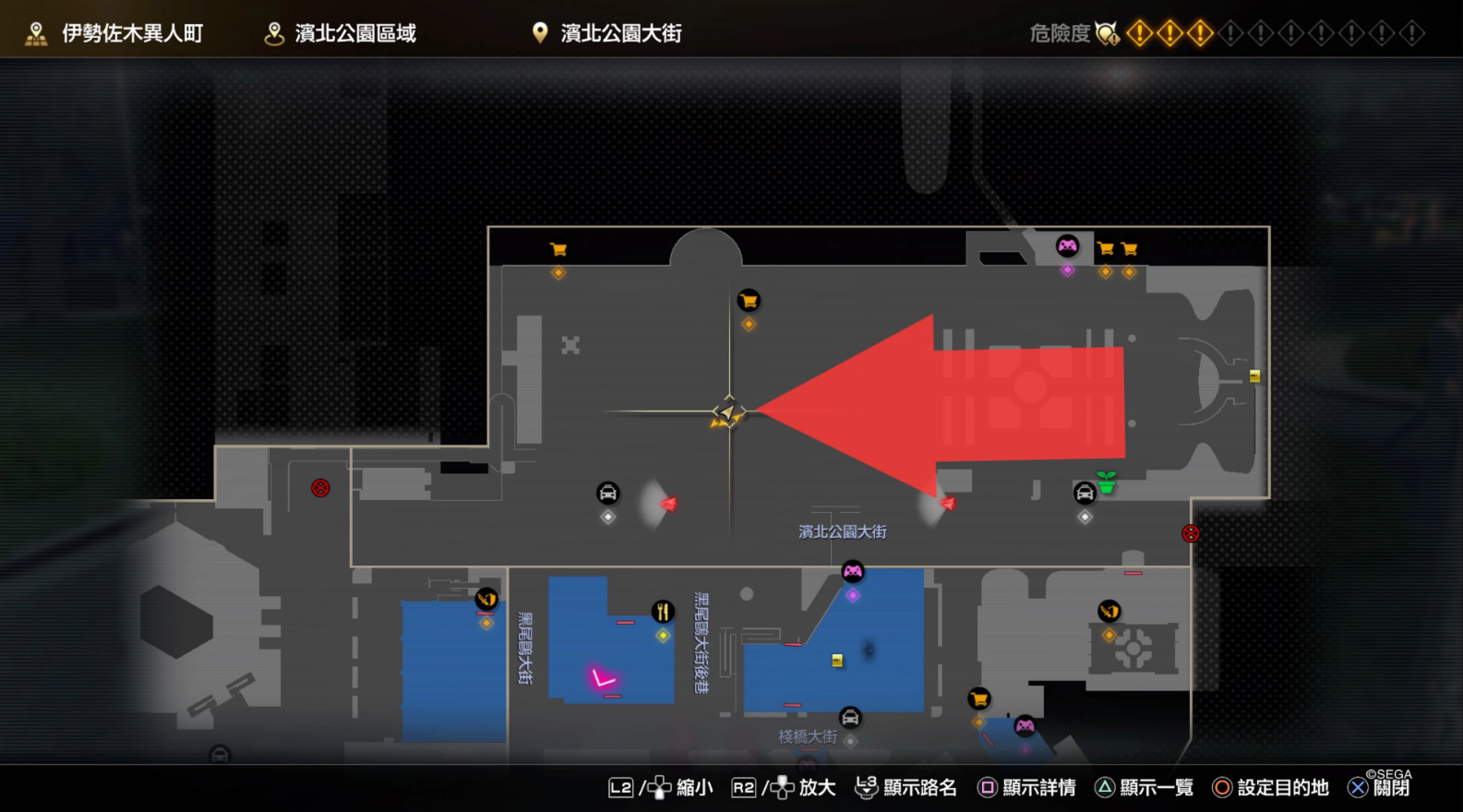 《如龙7：光与暗的去向》滨北花园猫咪位置分享