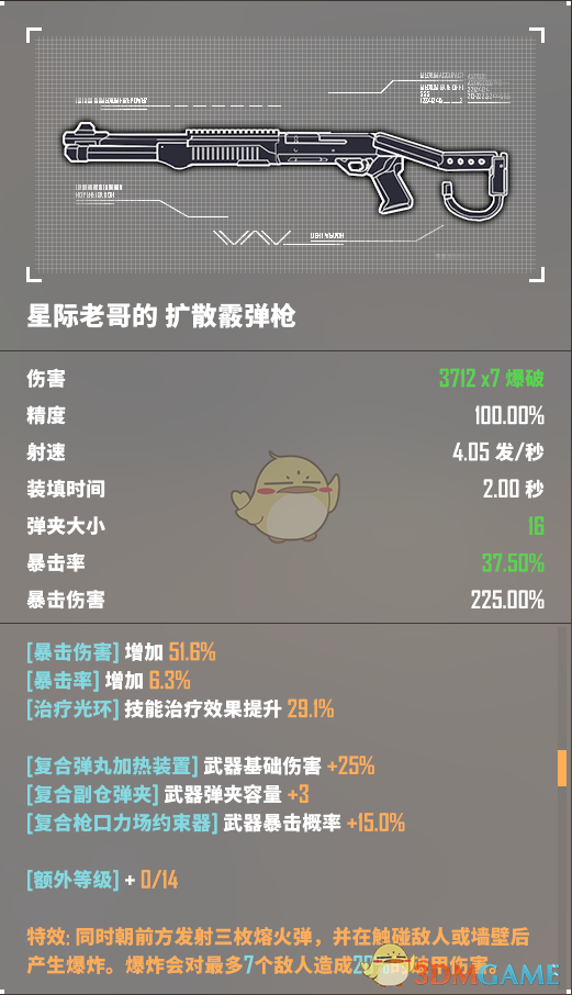 《基因特工》扩散霰弹枪介绍