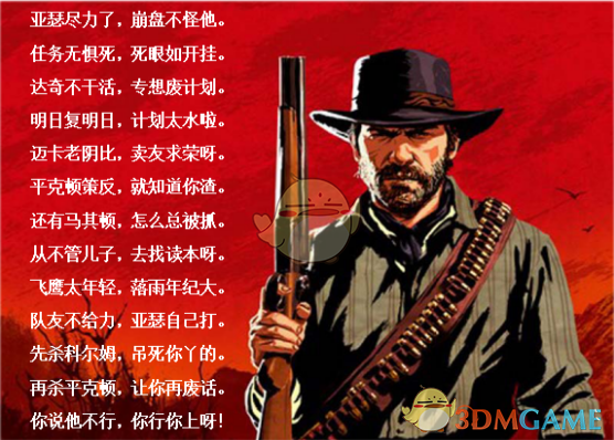 《荒野大镖客2》亚瑟·摩根人物生平介绍