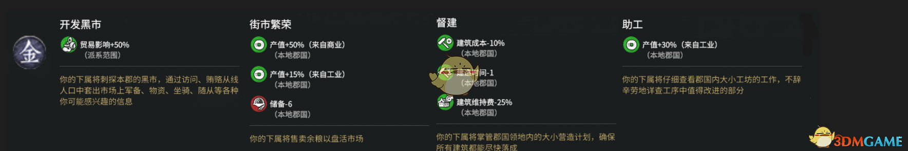 《全面战争：三国》金系差事类型分享