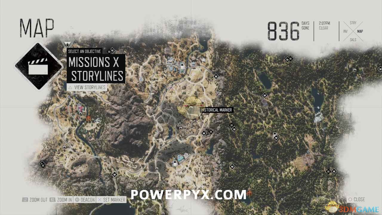 《往日不再》贝尔纳普火山位置一览