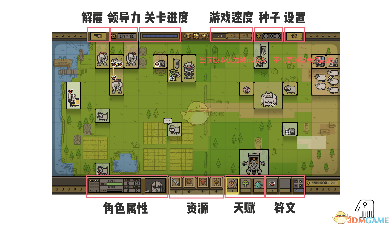 《军团》游戏界面介绍 名词解释一览