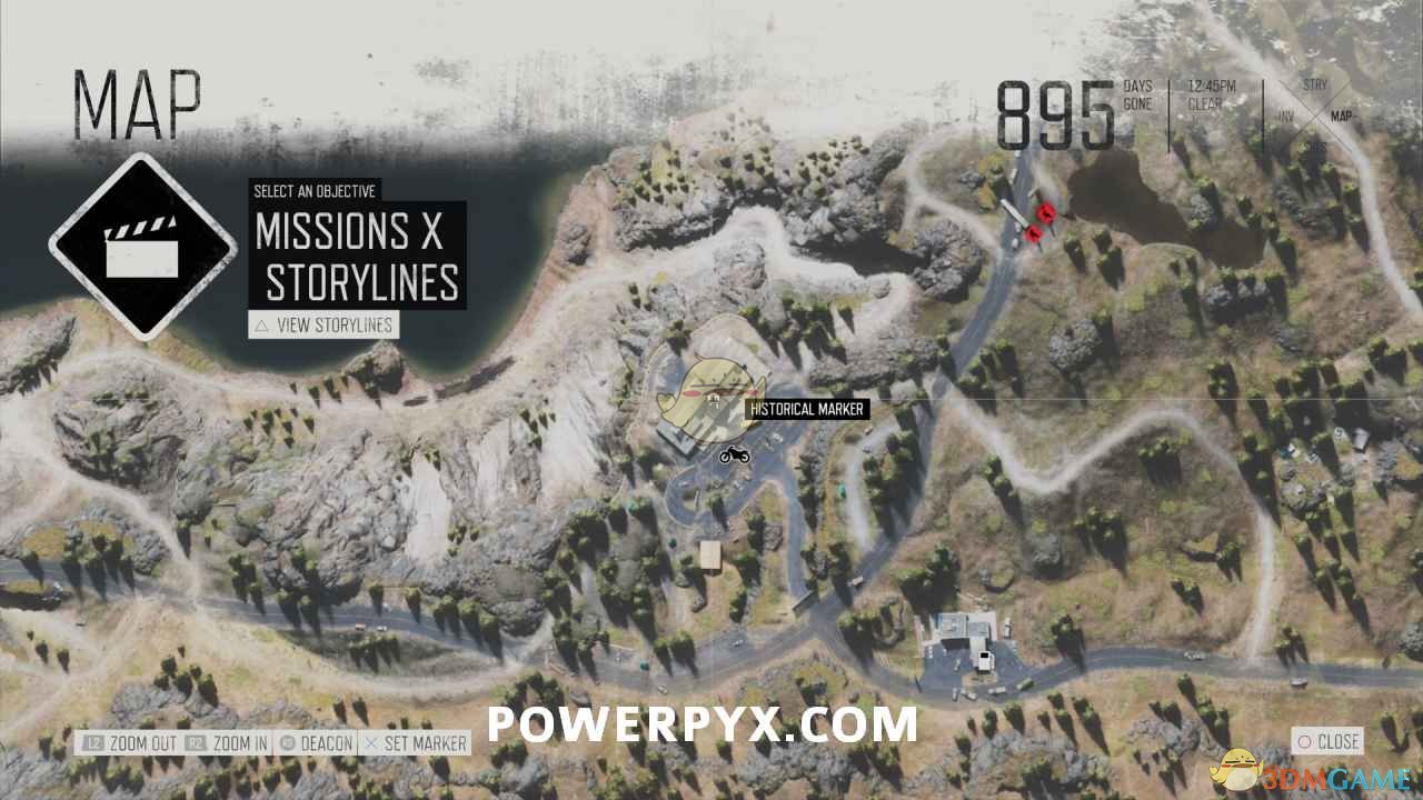 《往日不再》火山湖位置一览