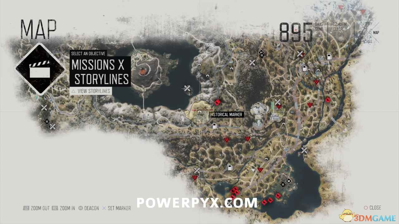 《往日不再》火山湖位置一览