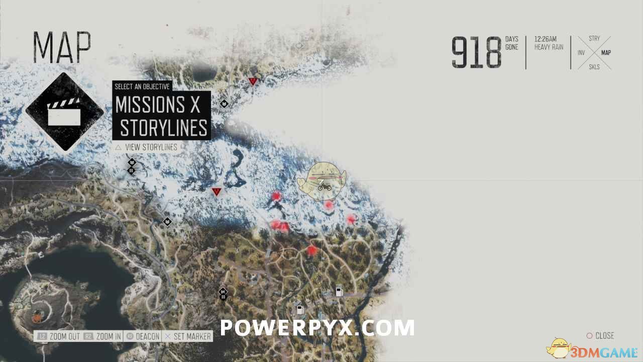 《往日不再》滑雪胜地手册位置一览