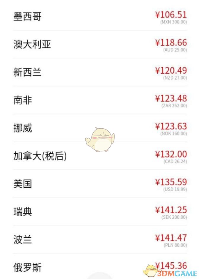 《饥荒》switch哪个服便宜？各区服价格一览