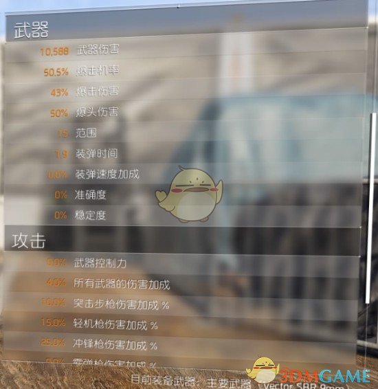 《全境封锁2》世界5吸血冲锋枪配装指南