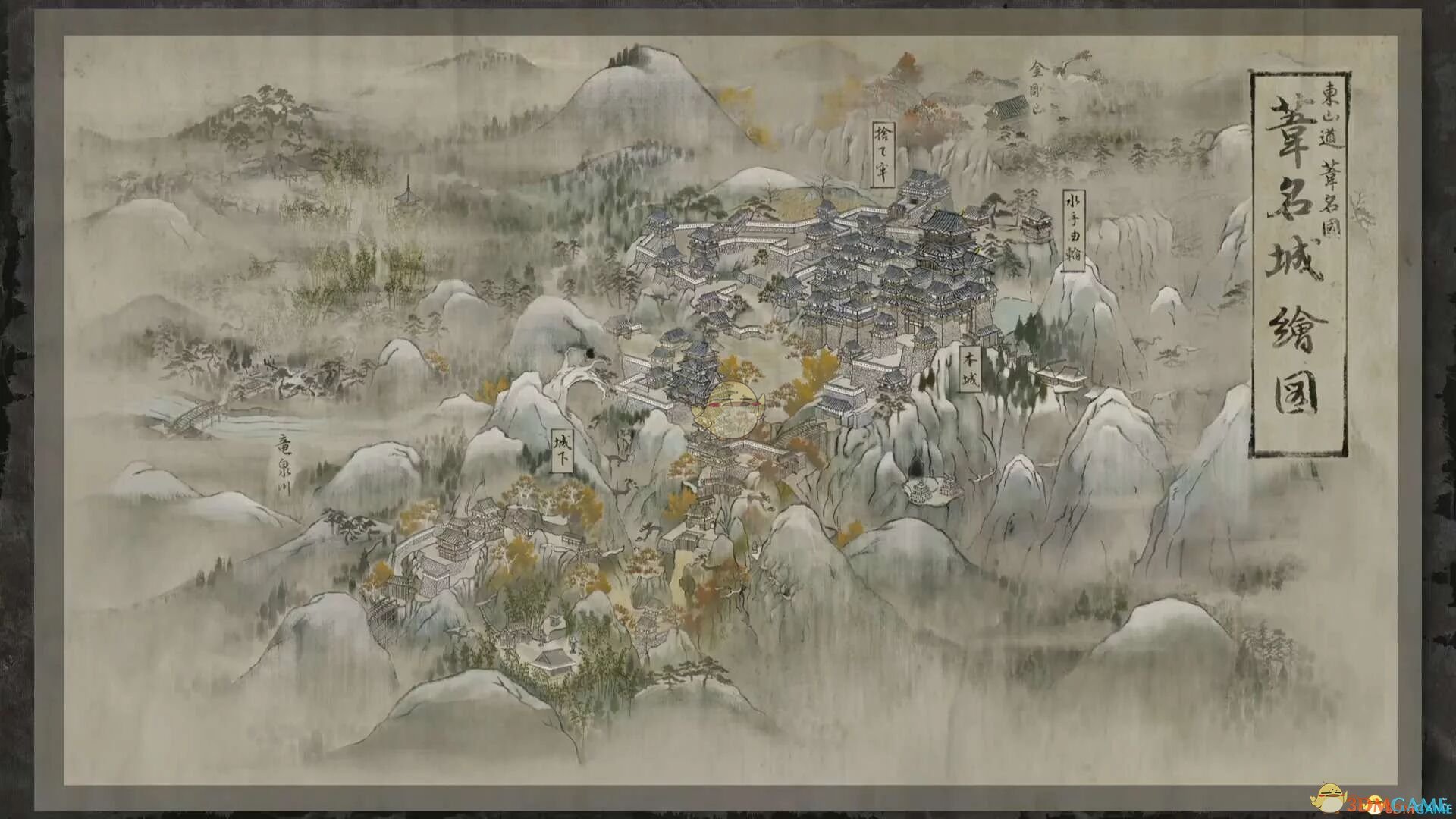 《只狼：影逝二度》地图苇名城绘图一览