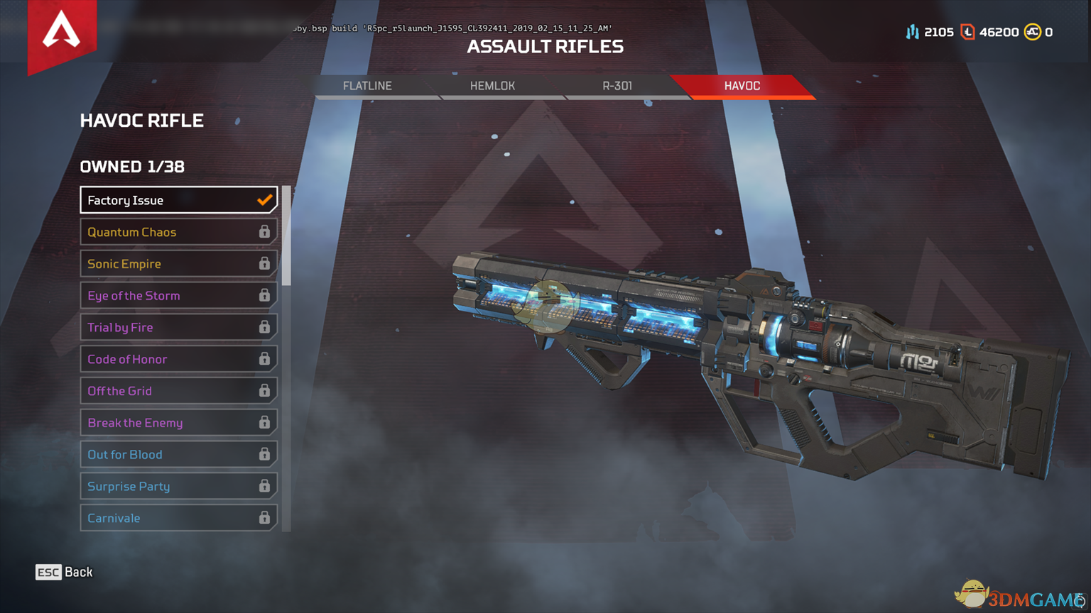 《Apex英雄》新武器哈沃克步枪特性分享