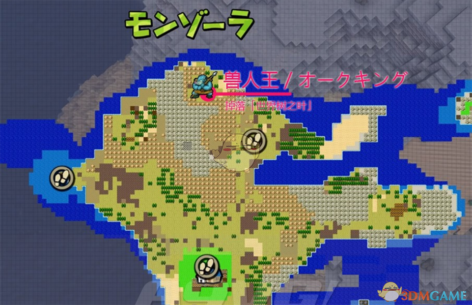 《勇者斗恶龙：建造者2》兽人王位置分享