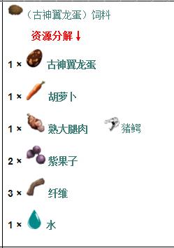 方舟古神翼龙吃什么饲料