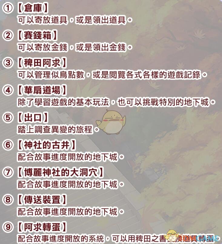 《不可思议的幻想乡TOD Reloaded》博丽神社各设施功能介绍