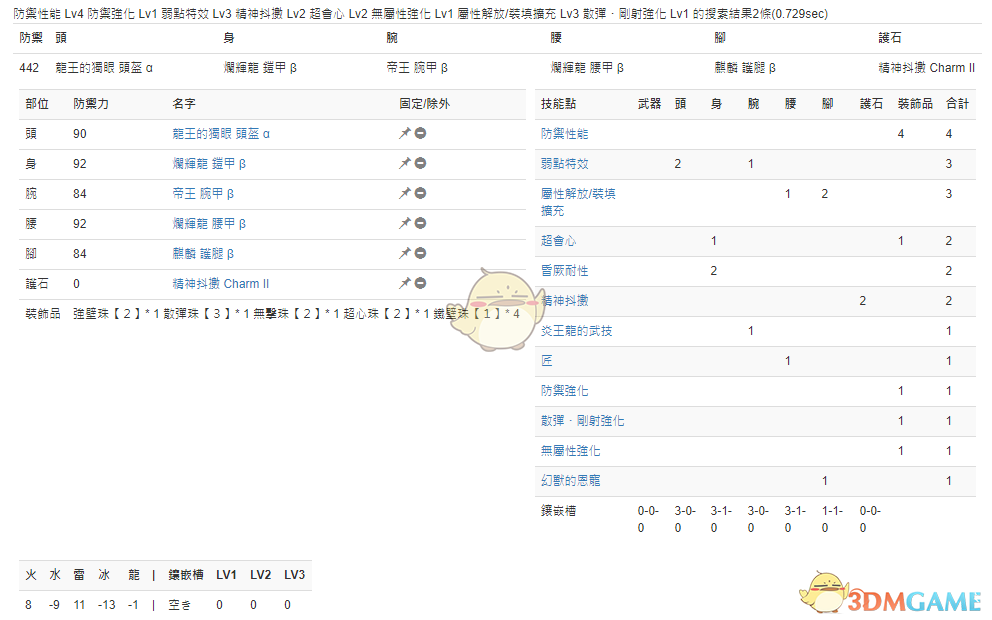《怪物猎人：世界》PC3.2重弩配装一览