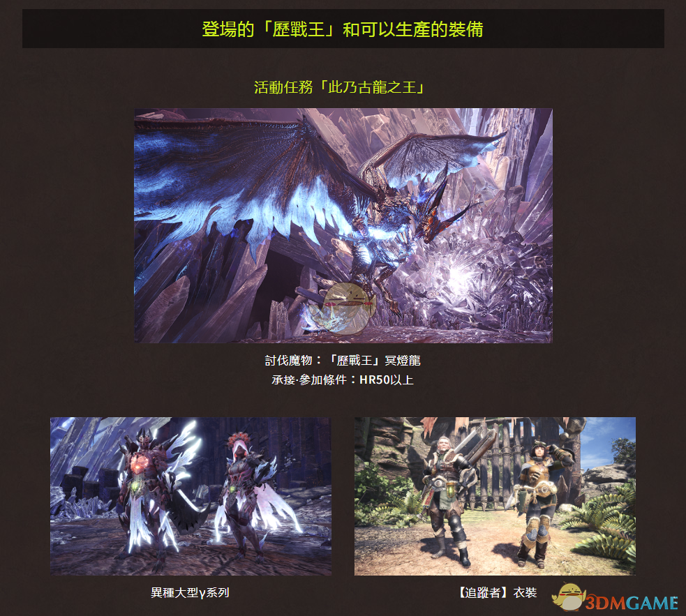《怪物猎人：世界》11月主机活动一览