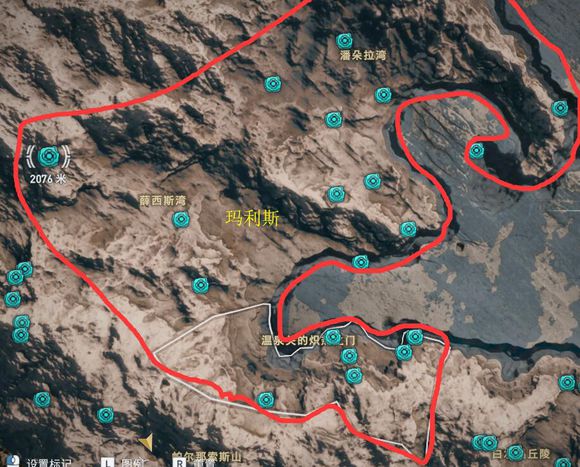 《刺客信条：奥德赛》全奥利哈钢地图位置一览