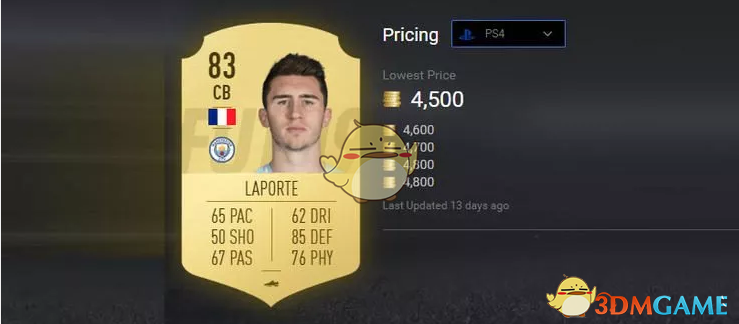 《FIFA 19》超值球员推荐