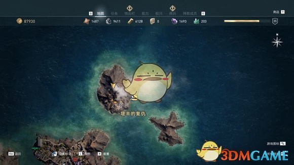 《刺客信条：奥德赛》部分谜题陶片位置一览