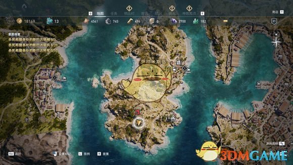《刺客信条：奥德赛》部分谜题陶片位置一览