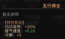 《太吾绘卷》全天赋特性图鉴一览