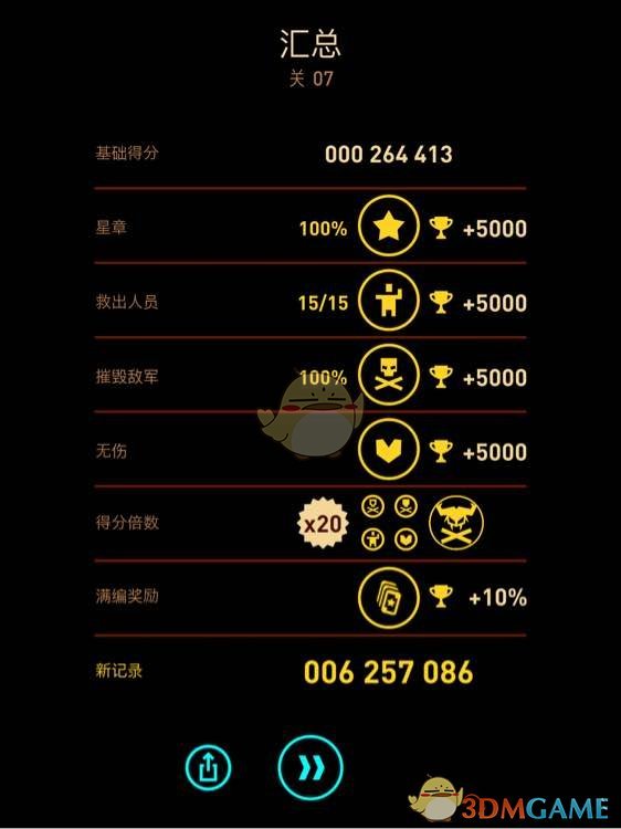 《傲气雄鹰》各关全成就分数一览