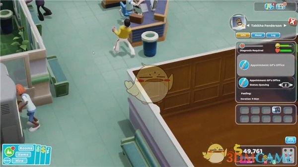 《双点医院》怎么防止员工乱补位？