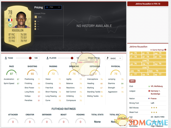 《FIFA 19》UT模式开荒球员推荐心得