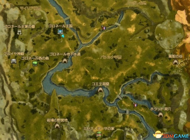 二之国2亡灵之国全区域地图 二之国2全地图详细标注