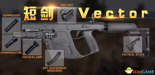 绝地起求生短剑Vector优劣势全面分析