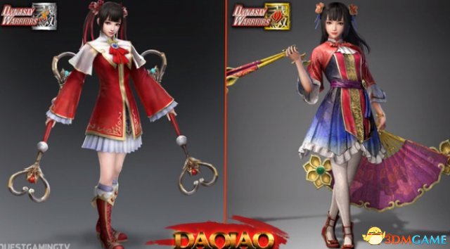 真三国无双8全武将对比视频