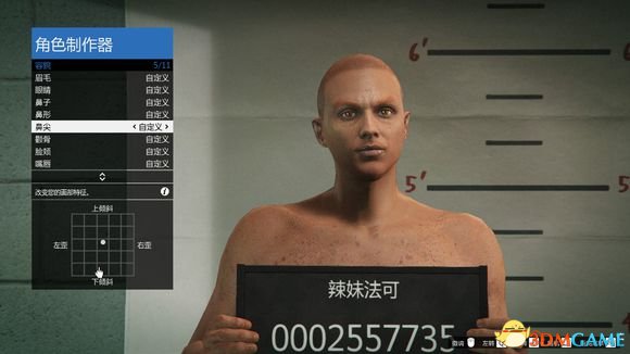 侠盗猎车5妖王捏脸数据一览