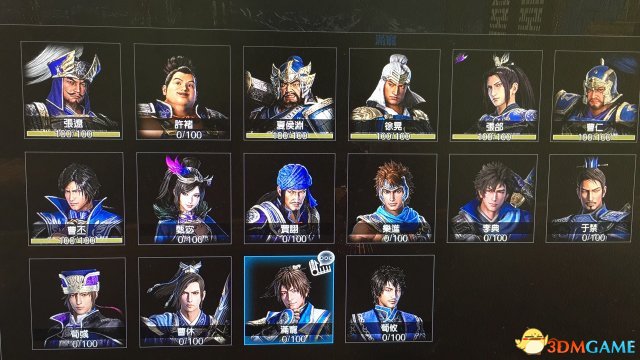 真三国无双8武将好感度奖杯解锁条件