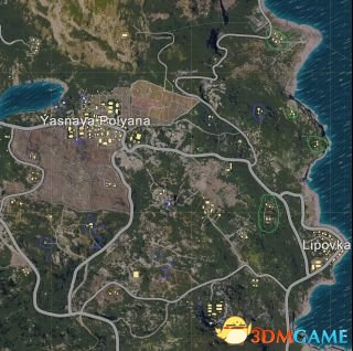 绝地求生老图S城、L城和P港打法思路分享