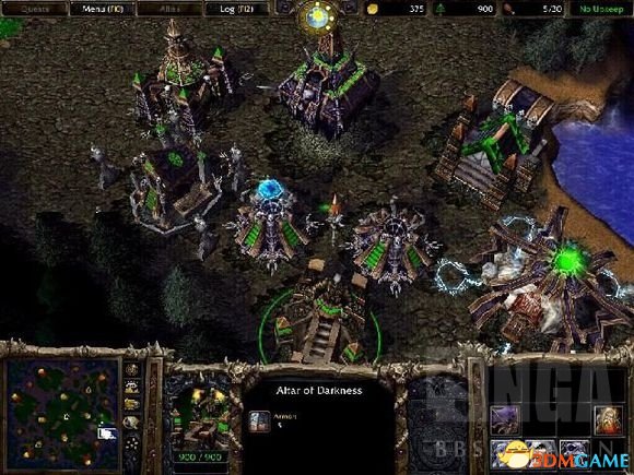 魔兽争霸3不死族建筑布局介绍 WAR3亡灵天灾怎么布局