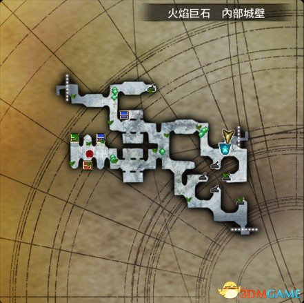 刀剑神域虚空幻界火焰巨石内部城壁全开关图片一览