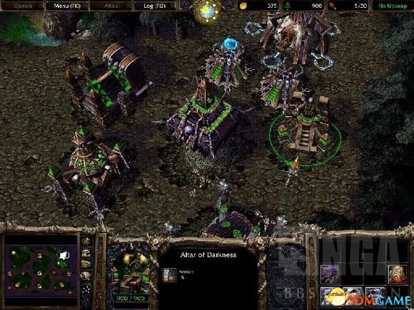 魔兽争霸3不死族建筑布局介绍 WAR3亡灵天灾怎么布局
