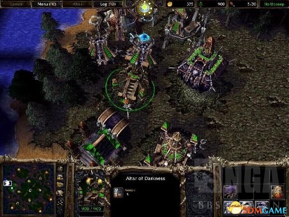 魔兽争霸3不死族建筑布局介绍 WAR3亡灵天灾怎么布局