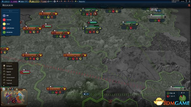 文明6秋更新宗教界面详细分析 文明6界面作用介绍