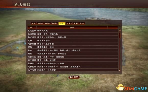 三国志13威名效果与诛杀分析 威名适合在哪用