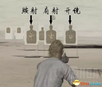 绝地求生大逃杀不同射击体位与准星稳定关系