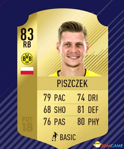 FIFA18德甲零元党开荒球员推荐