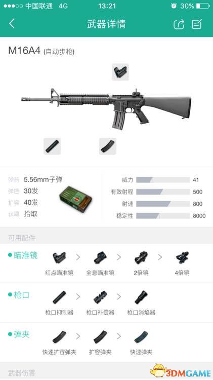 绝地求生大逃杀m16A优缺点评价 m16A怎么样