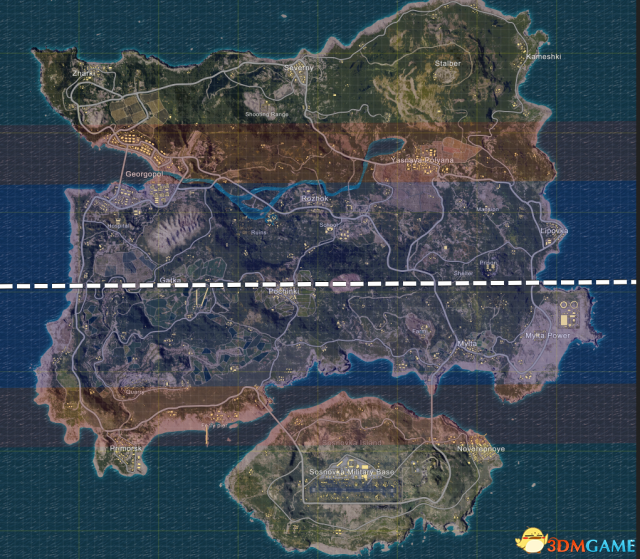 绝地求生大逃杀四排选点 降落点选择思路分析