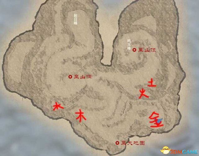鸿源战纪太昊山五行机关分布 机关分布图一览