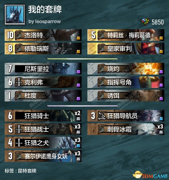 巫师之昆特牌新手技巧及卡组推荐 昆特牌新手怎么玩