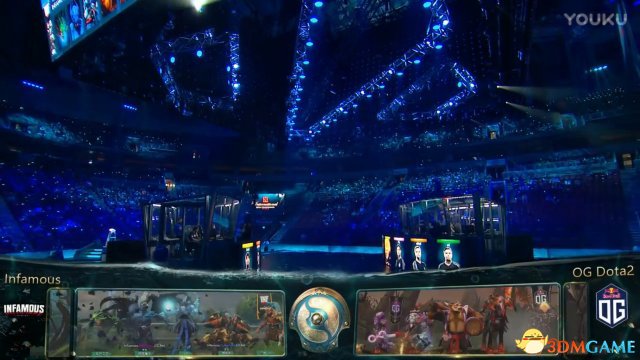 DOTA2 TI7淘汰赛败者组 OG vs Infamous、视频回顾