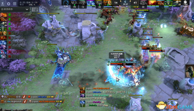 TI7胜者组首轮 iG碾压大胜液体 NB卡卡一脚定音败EG